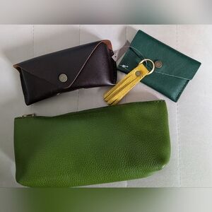💚🤎💛 Collection Of Small Portland Leather Goods